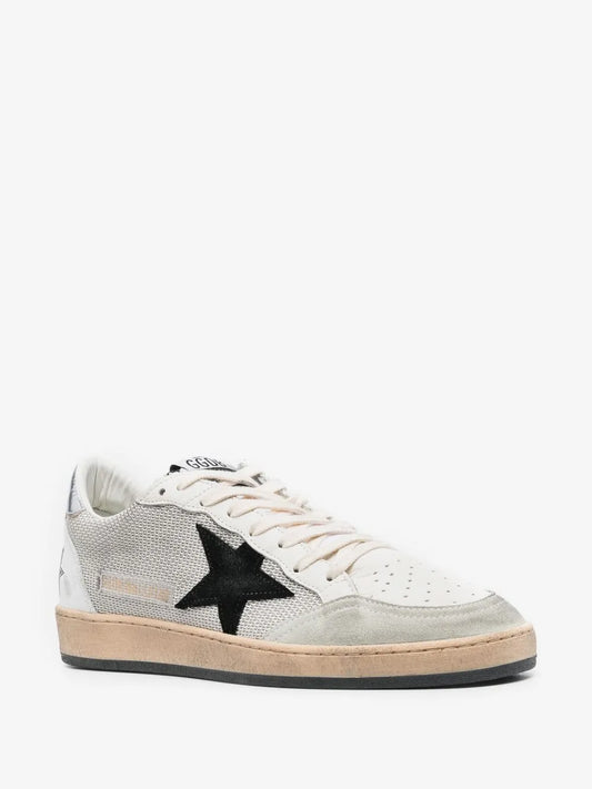 SNEAKERS GOLDEN GOOSE LIGHT SILVER / BLACK / WHITE