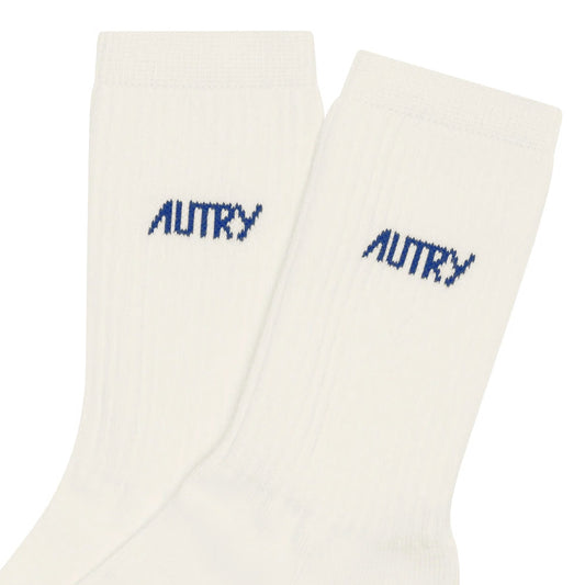 CHAUSSETTES AUTRY CREAM/BLUE