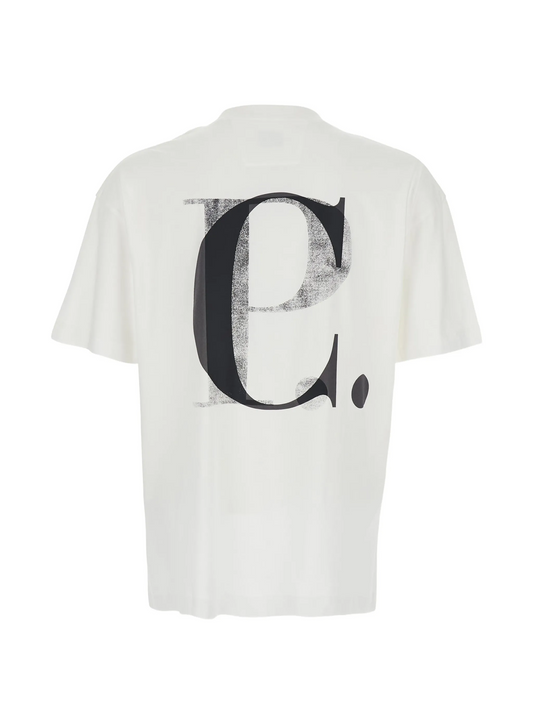 T-SHIRTS C.P. COMPANY GAUZE WHITE