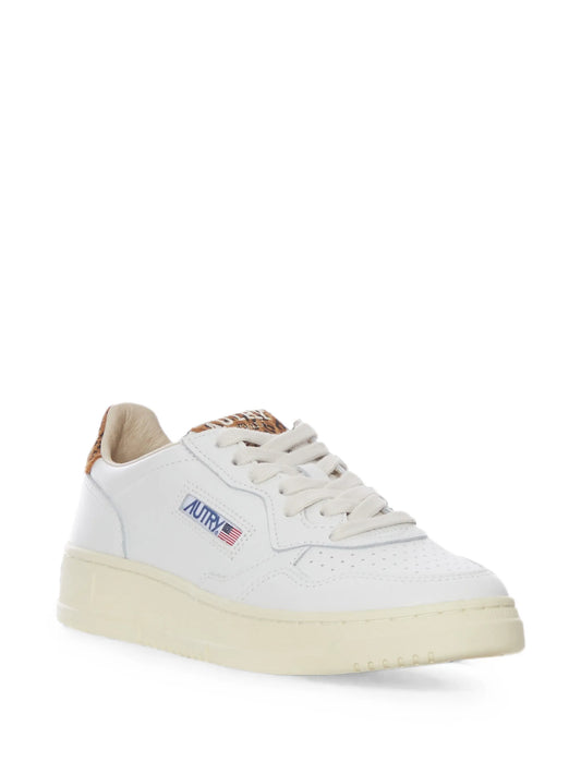 SNEAKERS AUTRY WHT/LEOPRINT