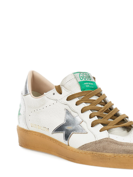 SNEAKERS GOLDEN GOOSE WHITE/BEIGE/SILVER