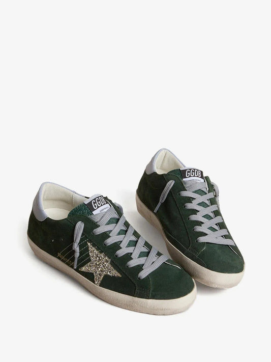 SNEAKERS GOLDEN GOOSE DARK GREEN/PLATI/QUARRY