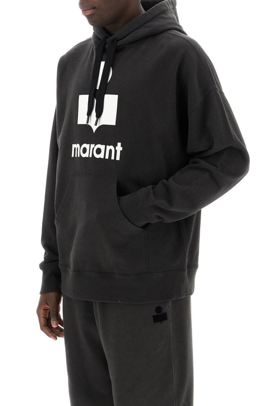 SWEATS À CAPUCHE ISABEL MARANT FADED BLACK / ECRU
