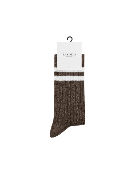 CHAUSSETTES LES DEUX SLATE BROWN