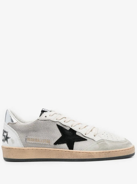 SNEAKERS GOLDEN GOOSE LIGHT SILVER / BLACK / WHITE