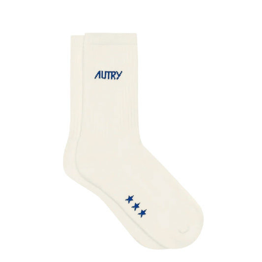 CHAUSSETTES AUTRY CREAM/BLUE