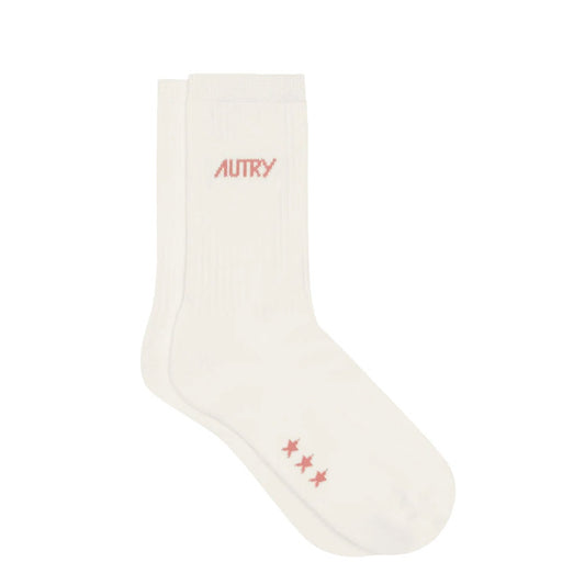 CHAUSSETTES AUTRY CREAM/PINK