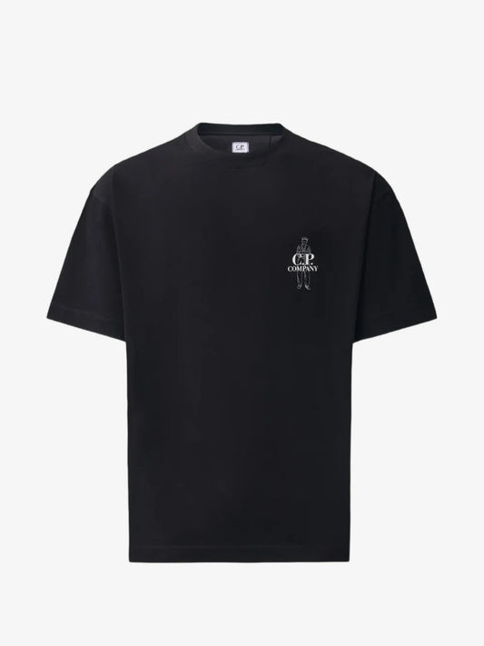 T-SHIRTS C.P. COMPANY BLACK