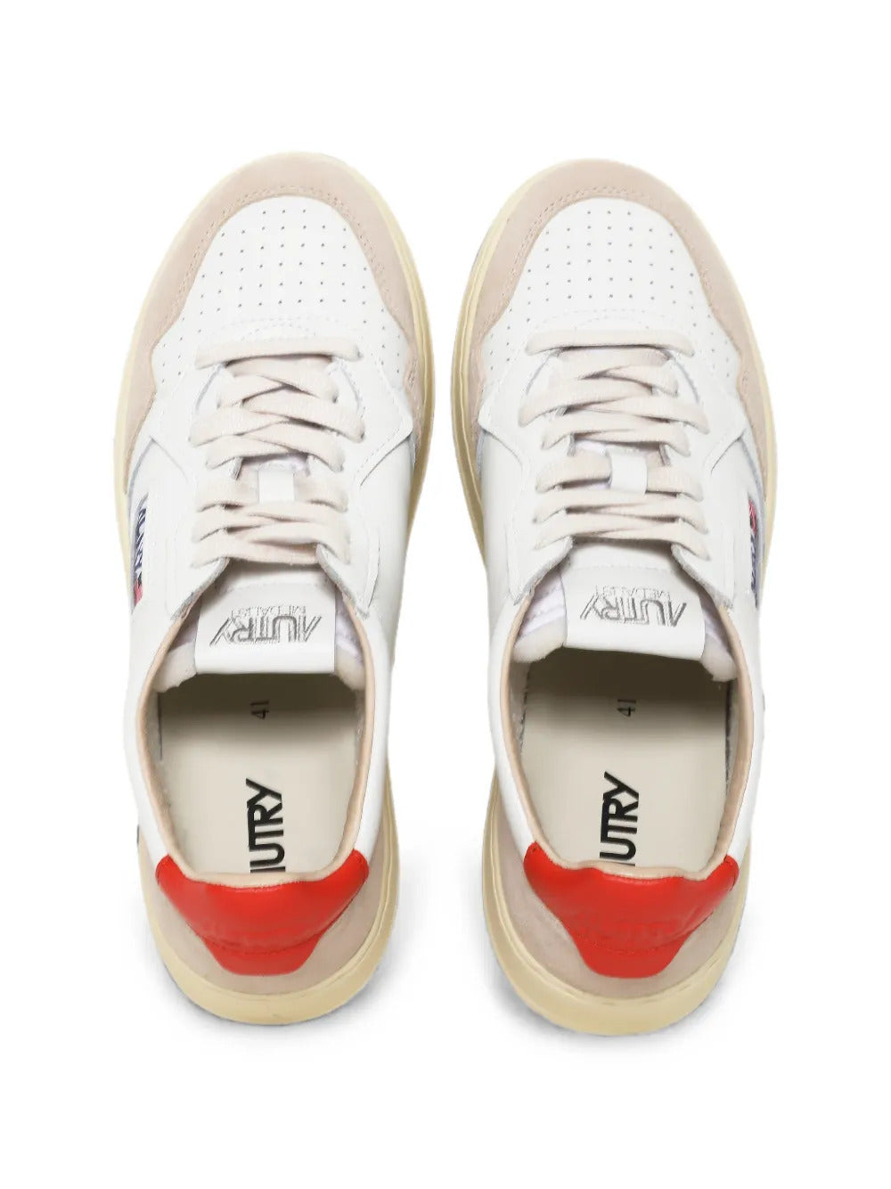 SNEAKERS AUTRY WHT/PUMPKIN