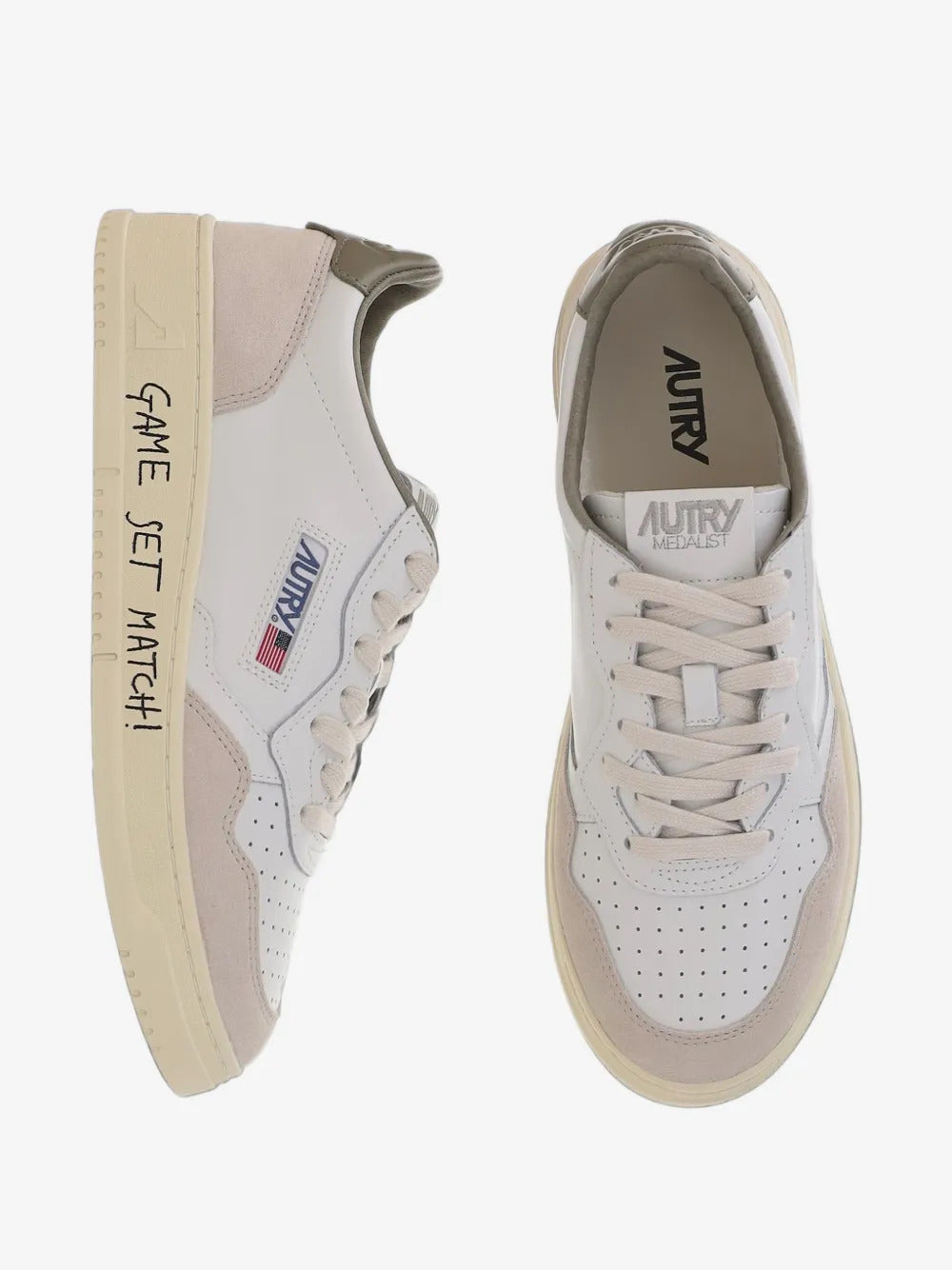 SNEAKERS AUTRY WHT/COVGRN