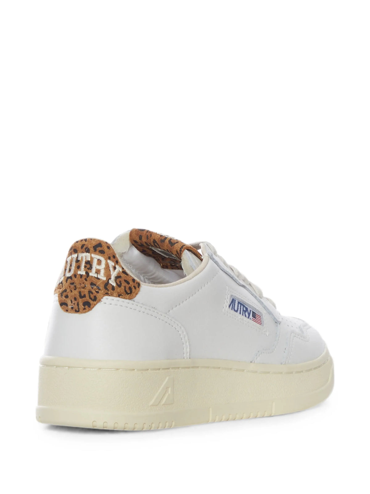 SNEAKERS AUTRY WHT/LEOPRINT