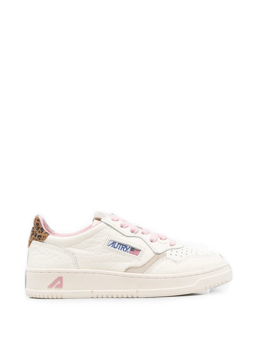 SNEAKERS AUTRY WHT/LEOPRINT