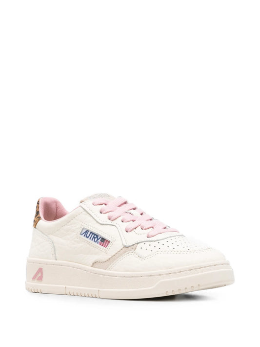 SNEAKERS AUTRY WHT/LEOPRINT