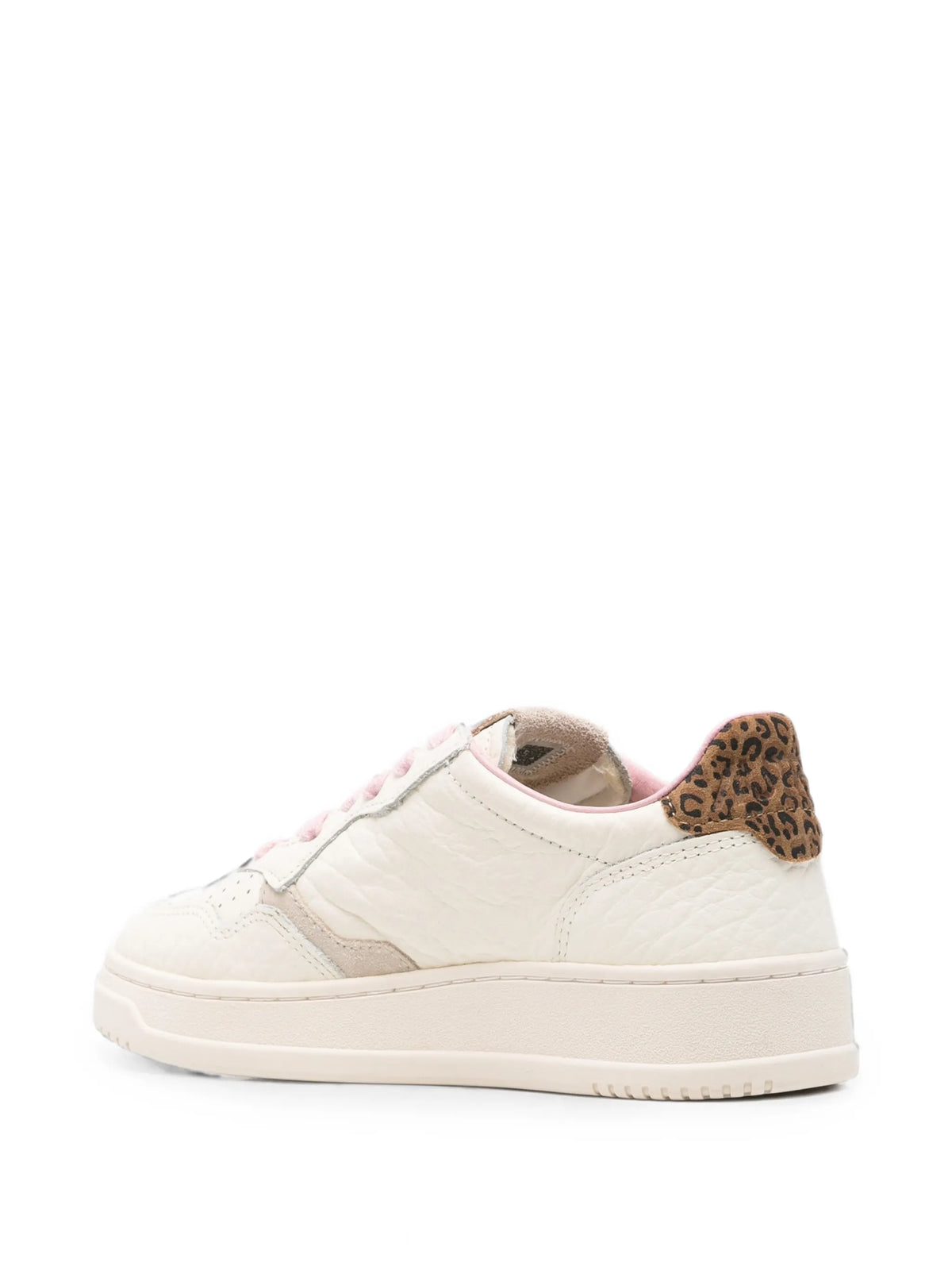 SNEAKERS AUTRY WHT/LEOPRINT