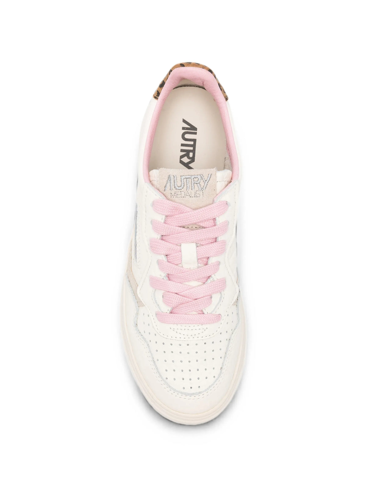 SNEAKERS AUTRY WHT/LEOPRINT