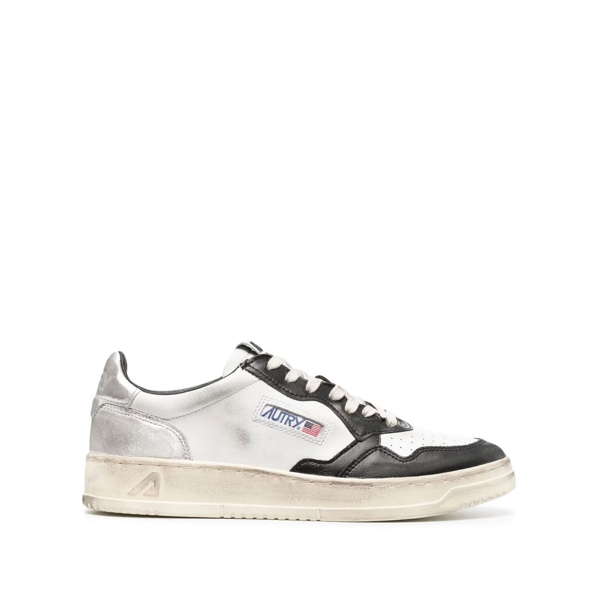 SNEAKERS AUTRY WHT/BLK/SILVER