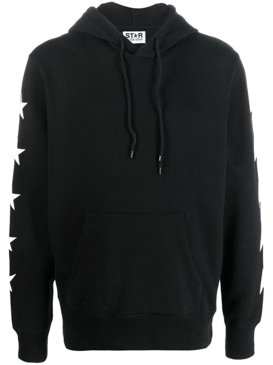 SWEATS À CAPUCHE GOLDEN GOOSE BLACK/WHITE