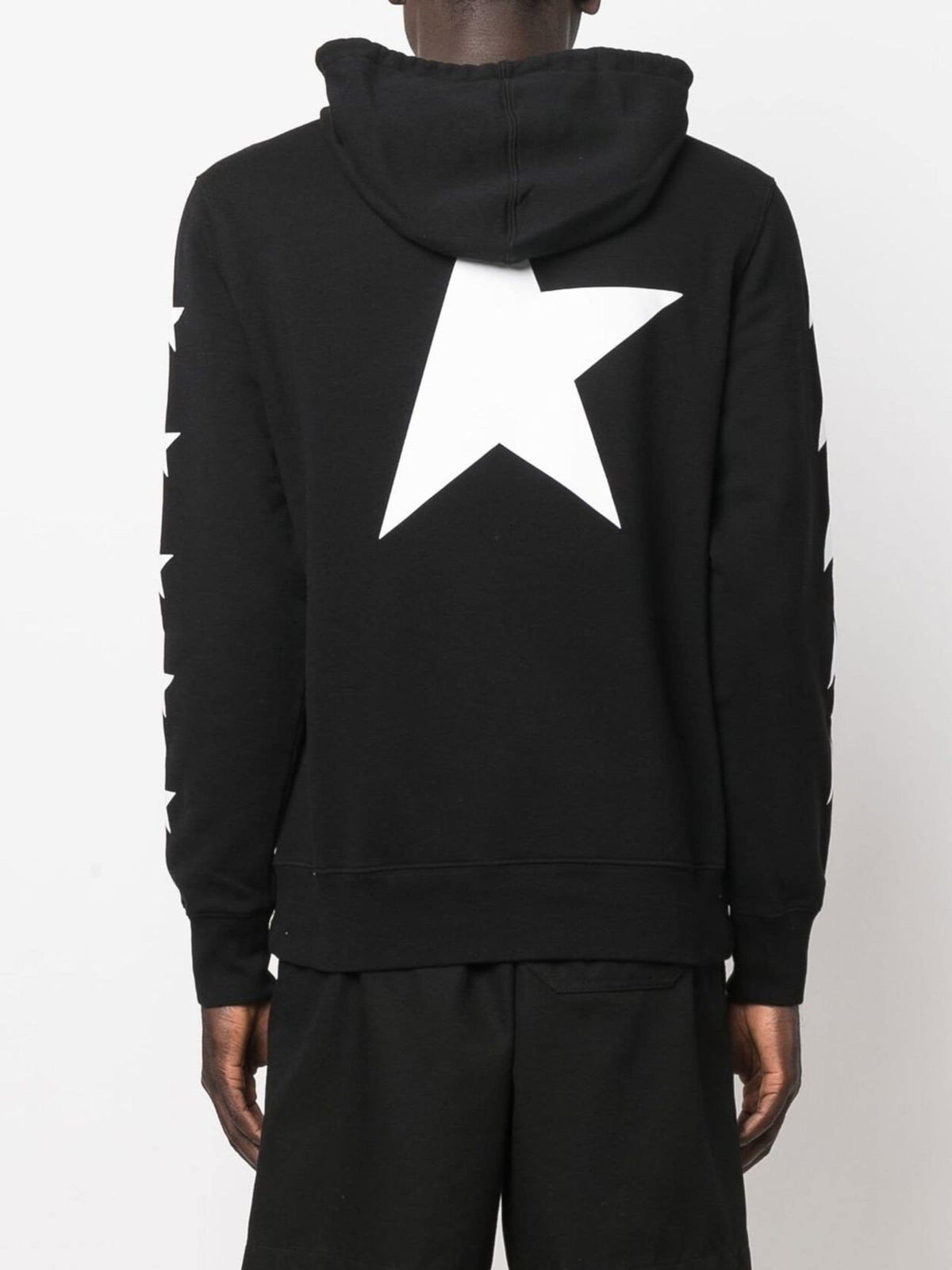 SWEATS À CAPUCHE GOLDEN GOOSE BLACK/WHITE