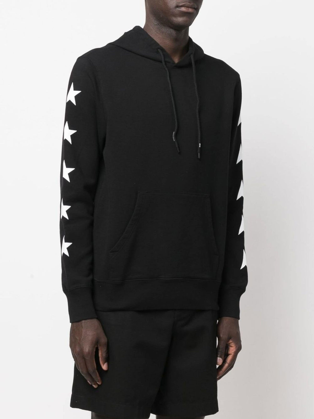 SWEATS À CAPUCHE GOLDEN GOOSE BLACK/WHITE
