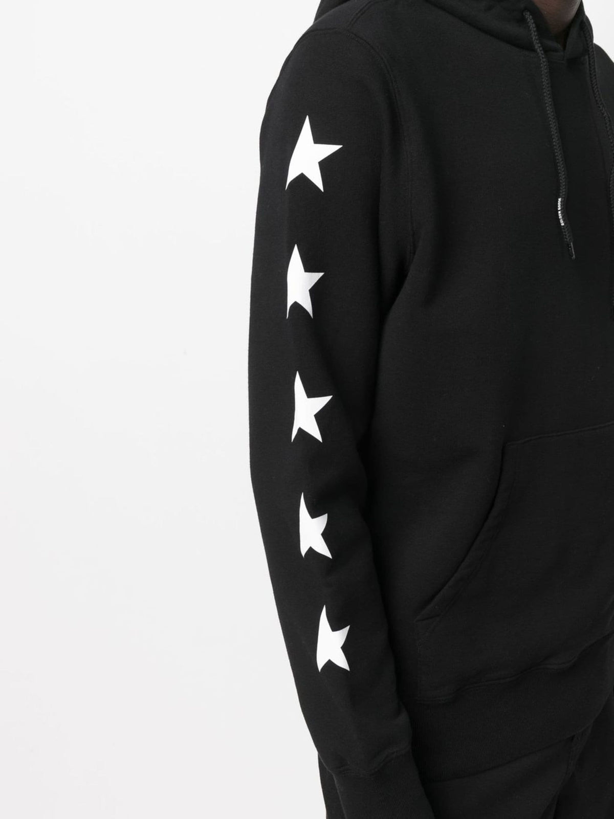 SWEATS À CAPUCHE GOLDEN GOOSE BLACK/WHITE