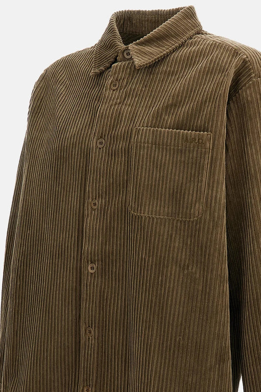 SURCHEMISES A.P.C. TAUPE