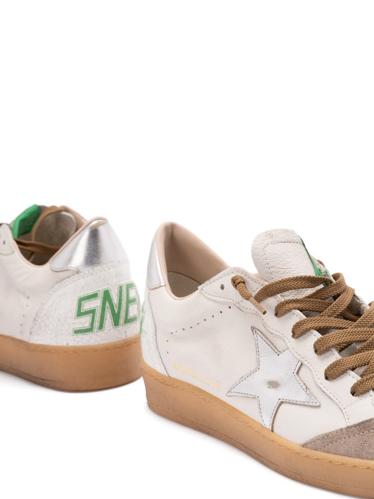 SNEAKERS GOLDEN GOOSE WHITE/BEIGE/SILVER