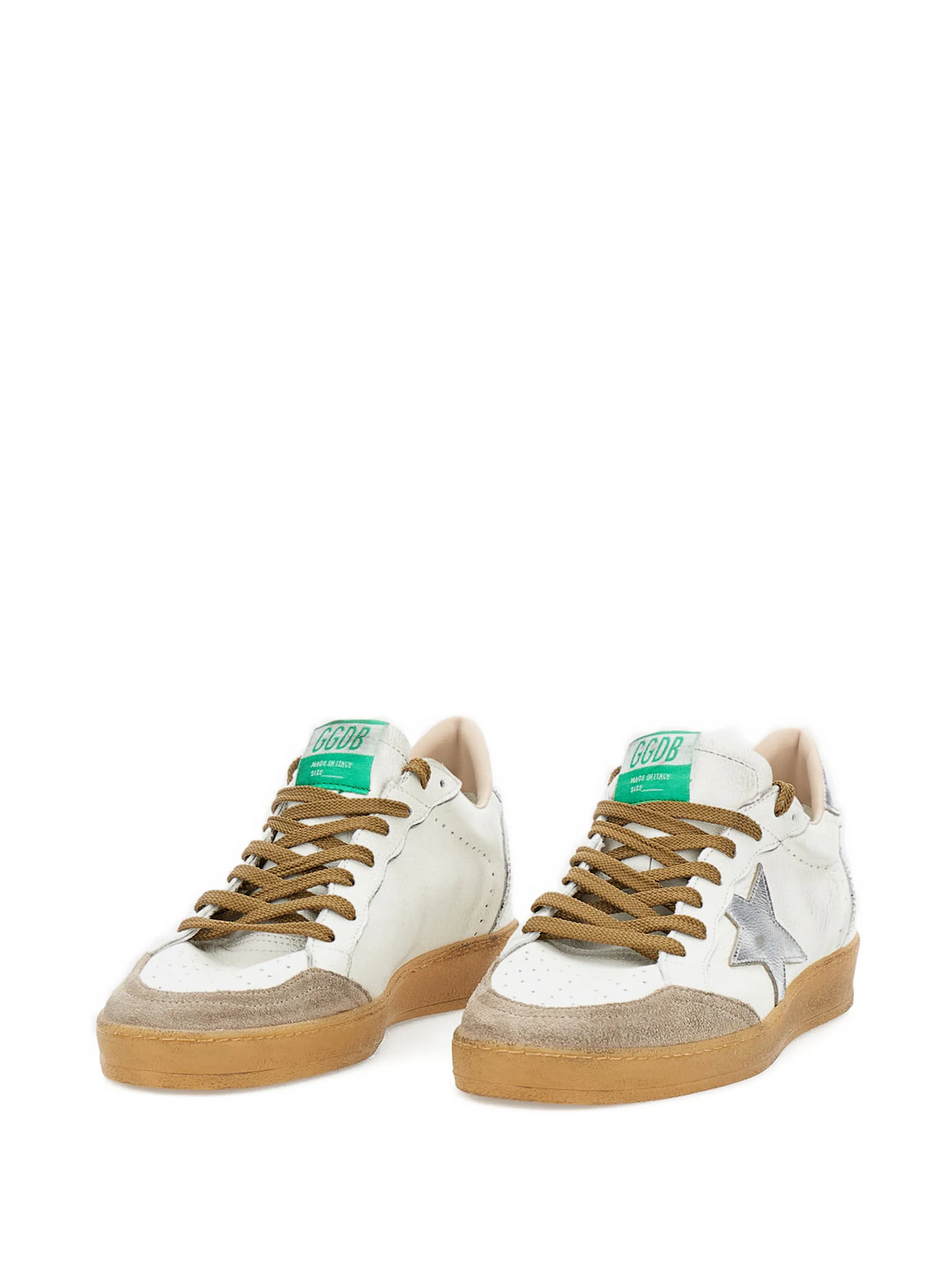SNEAKERS GOLDEN GOOSE WHITE/BEIGE/SILVER
