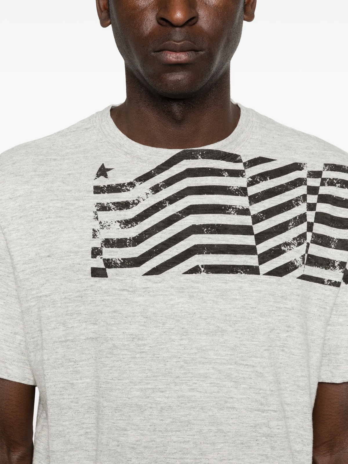T-SHIRTS GOLDEN GOOSE GREY MELANGE