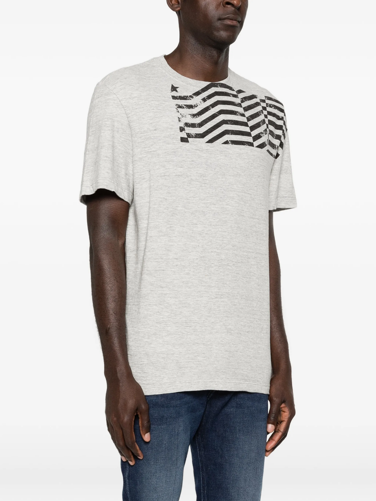 T-SHIRTS GOLDEN GOOSE GREY MELANGE