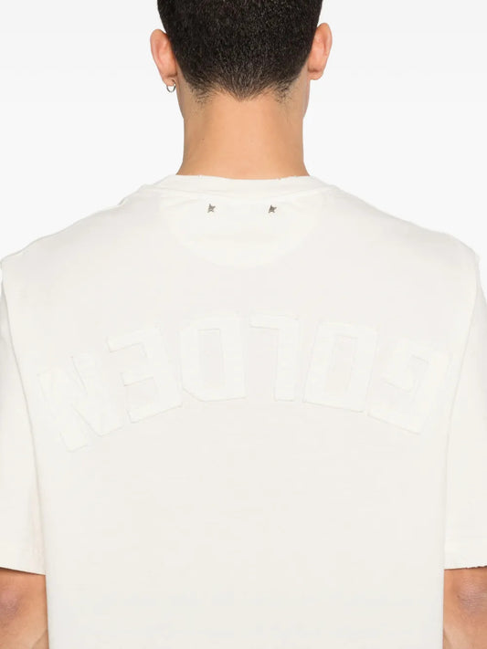 T-SHIRTS GOLDEN GOOSE HERITAGE WHITE