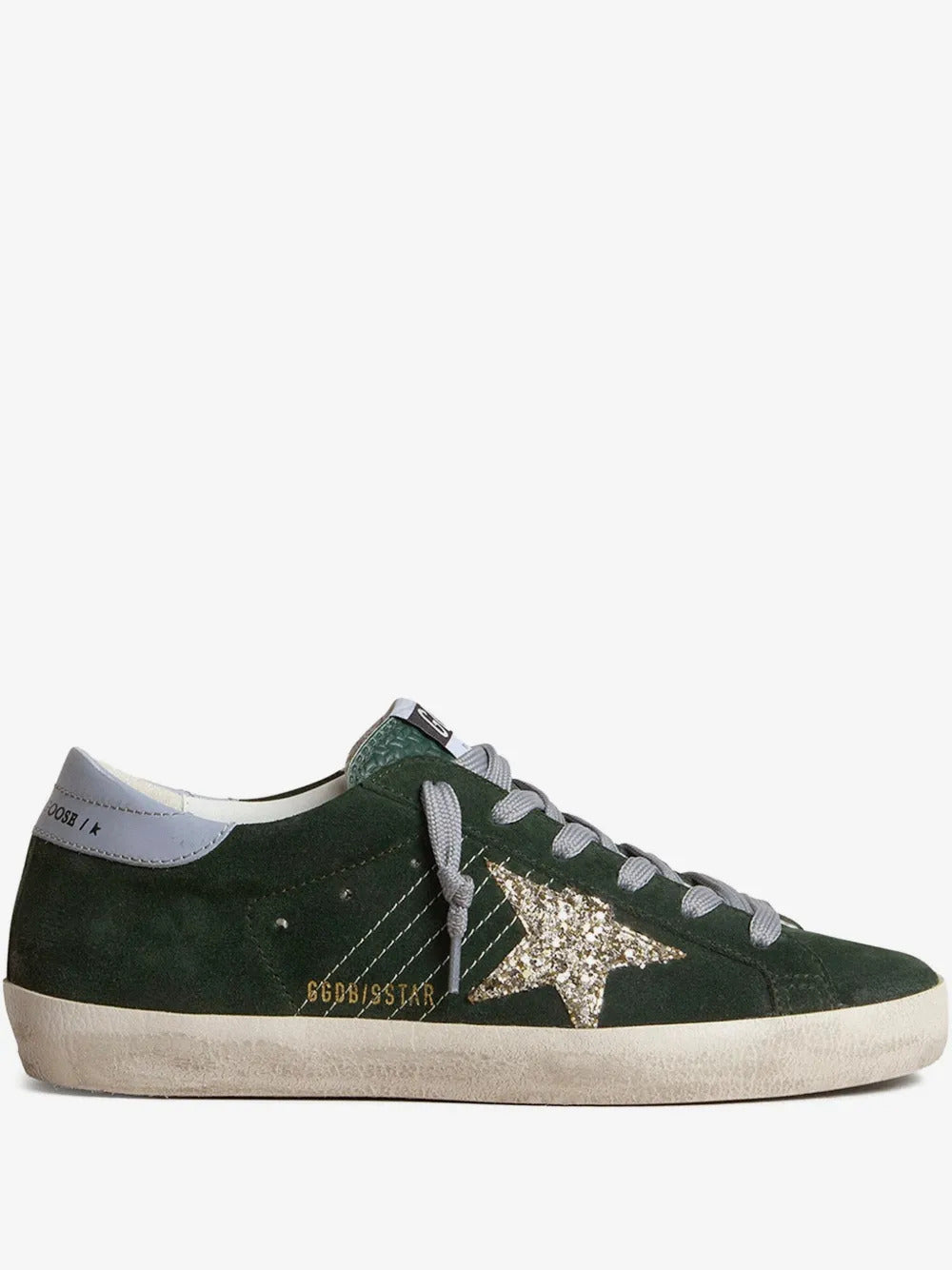 SNEAKERS GOLDEN GOOSE DARK GREEN/PLATI/QUARRY