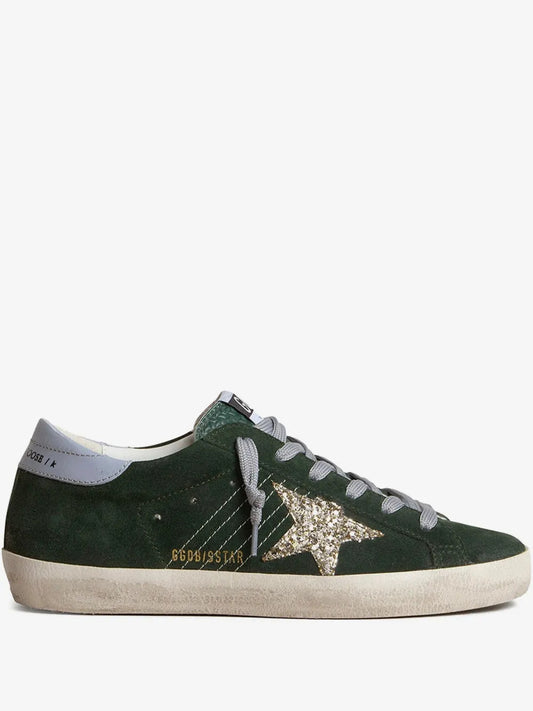 SNEAKERS GOLDEN GOOSE DARK GREEN/PLATI/QUARRY