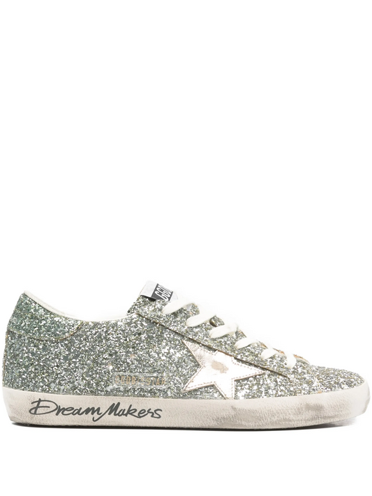 SNEAKERS GOLDEN GOOSE PLATINIUM/GREEN