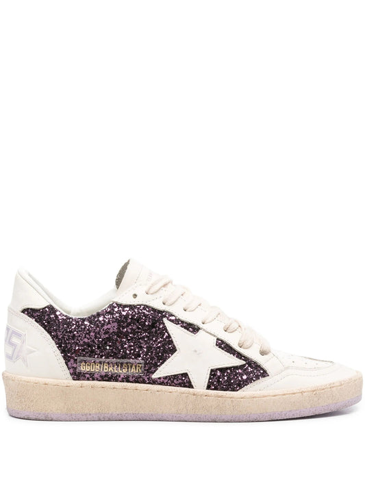 SNEAKERS GOLDEN GOOSE PURPLE / WHITE