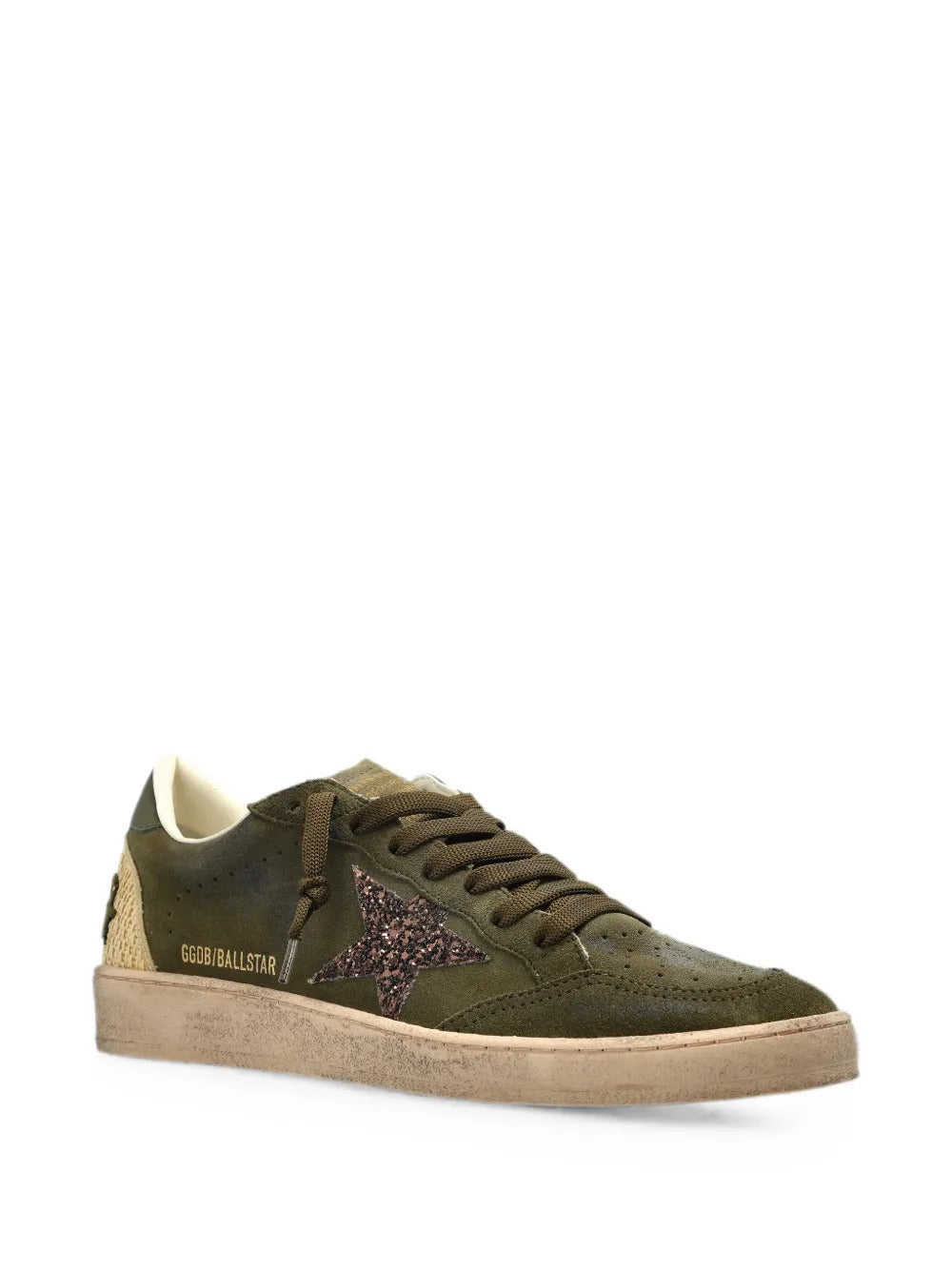 SNEAKERS GOLDEN GOOSE OLIVE GREEN/BEIGE