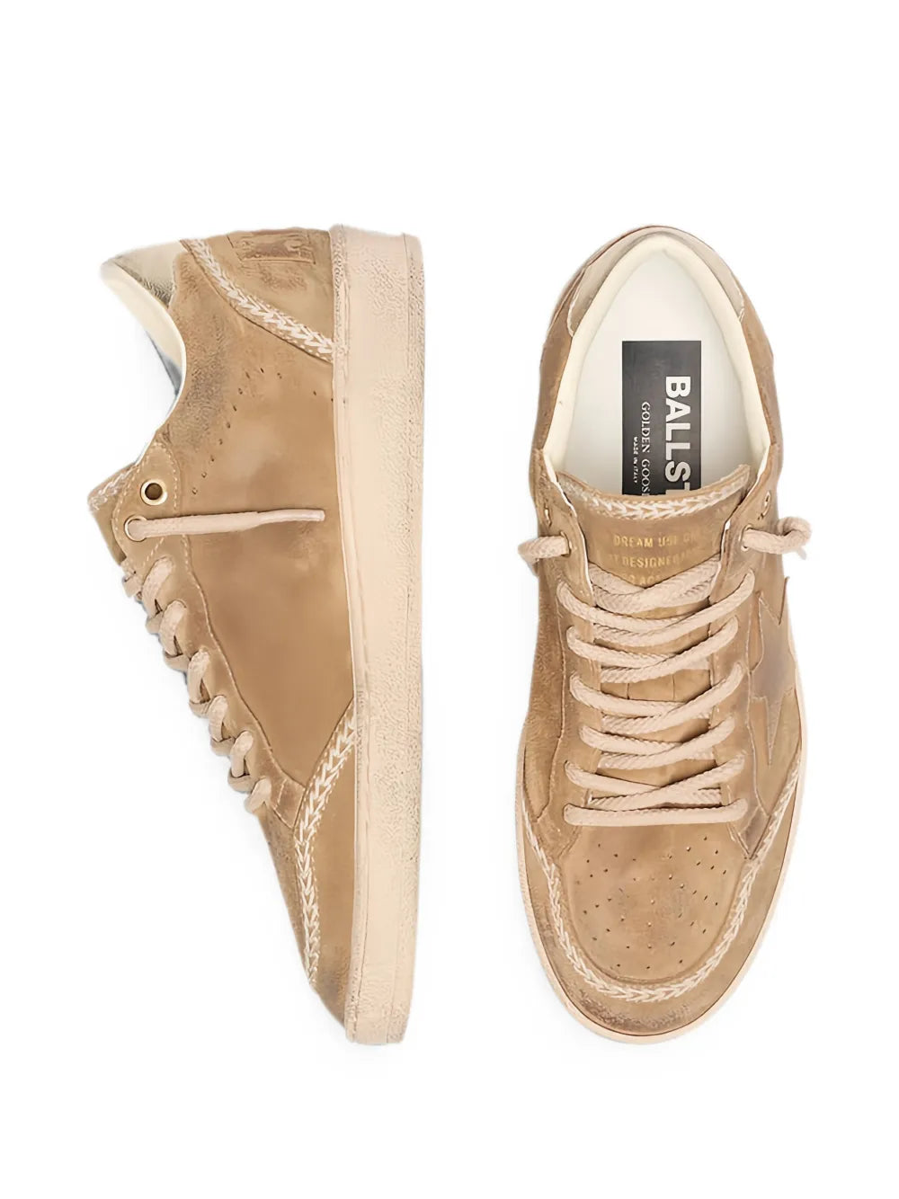 SNEAKERS GOLDEN GOOSE TOBACCO/GOLD