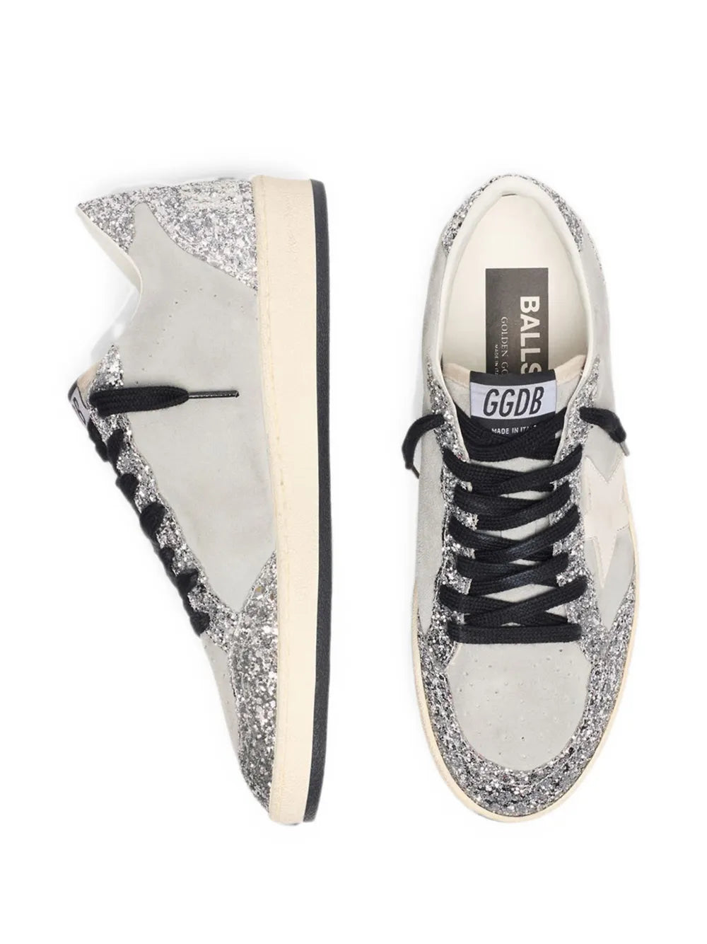 SNEAKERS GOLDEN GOOSE GREY/SILVER/WHITE