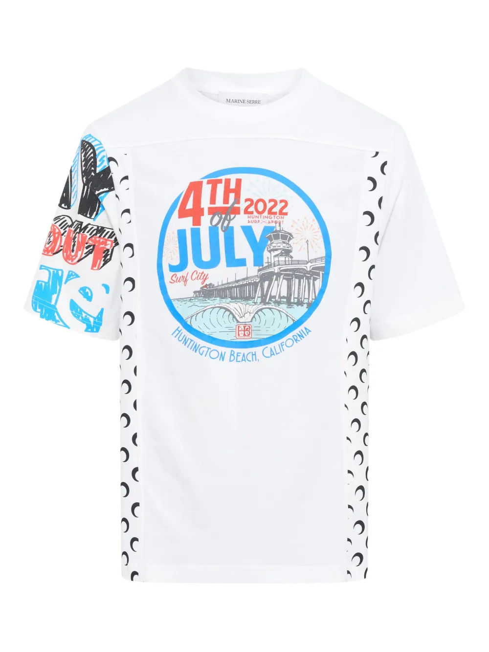 T-SHIRTS MARINE SERRE WHITE