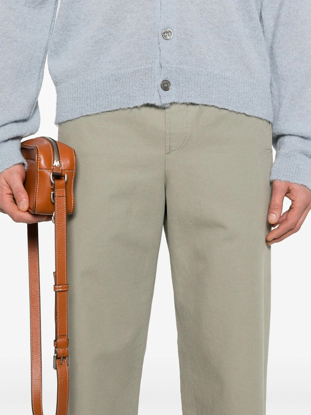 PANTALONS A.P.C. GRAY GREEN