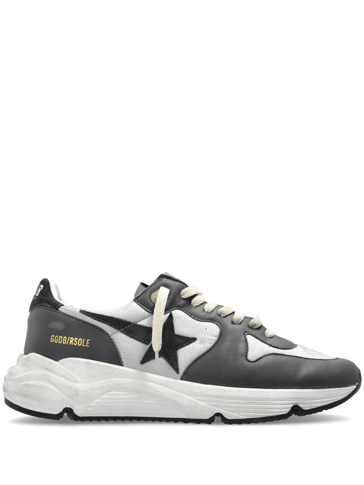 SNEAKERS GOLDEN GOOSE SILVER/EBONY/BLACK