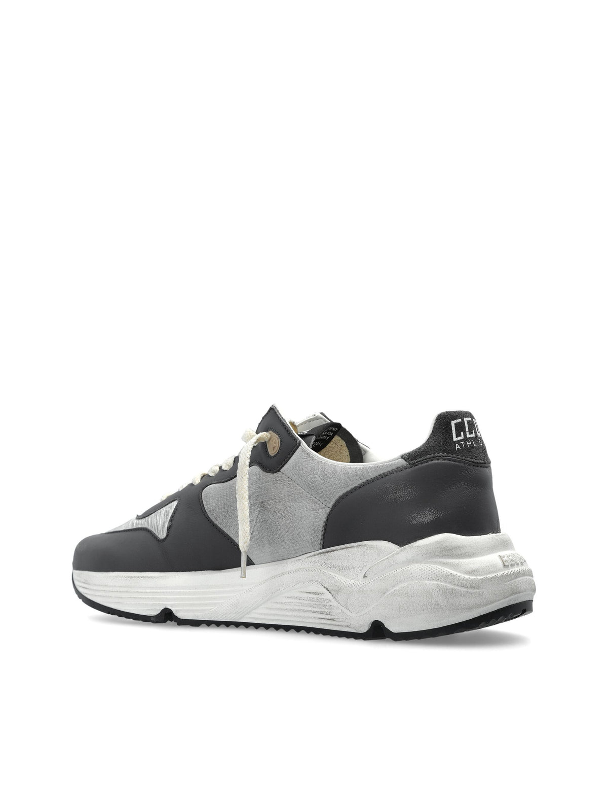 SNEAKERS GOLDEN GOOSE SILVER/EBONY/BLACK