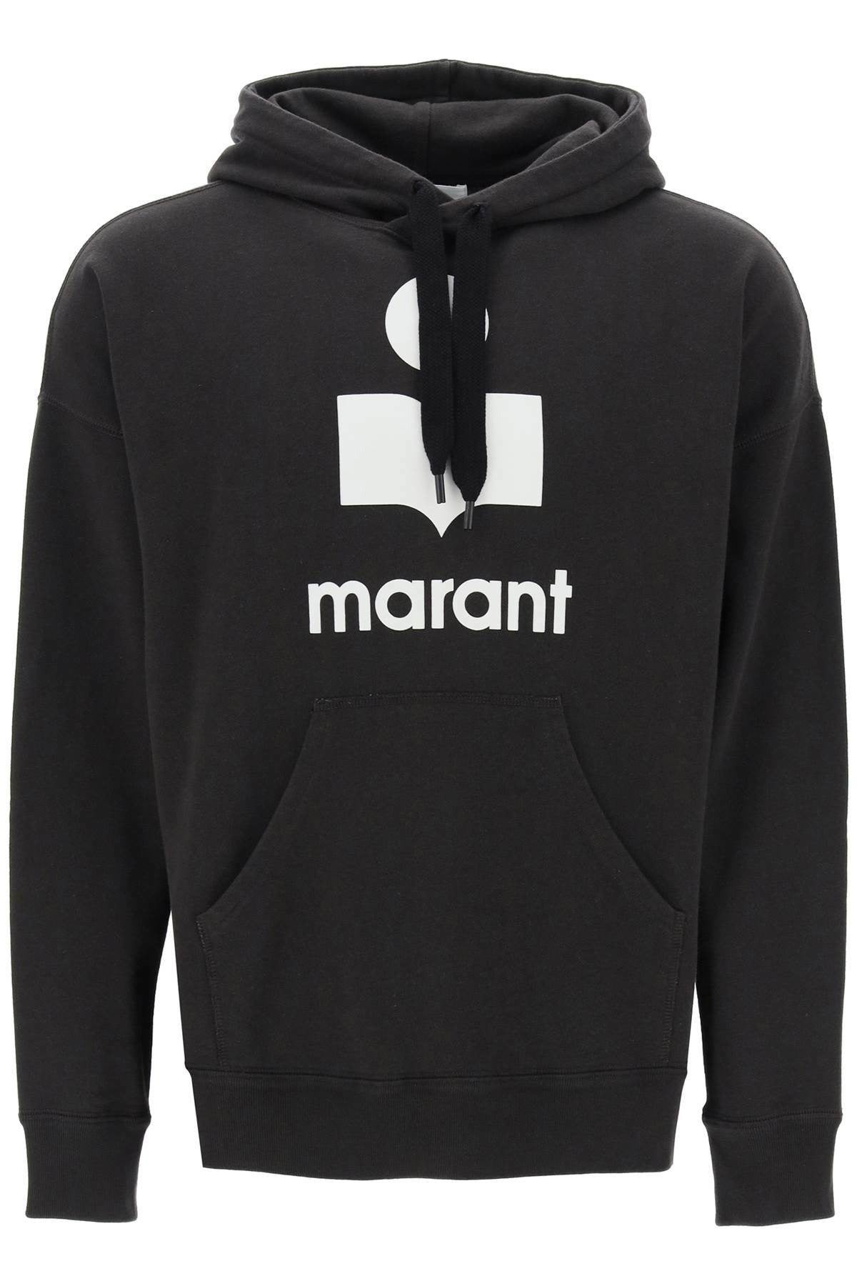 SWEATS À CAPUCHE ISABEL MARANT FADED BLACK / ECRU
