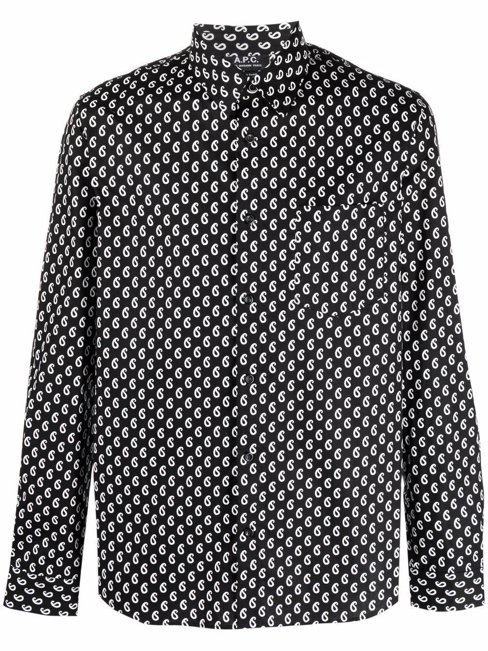 Chemise APC Noir