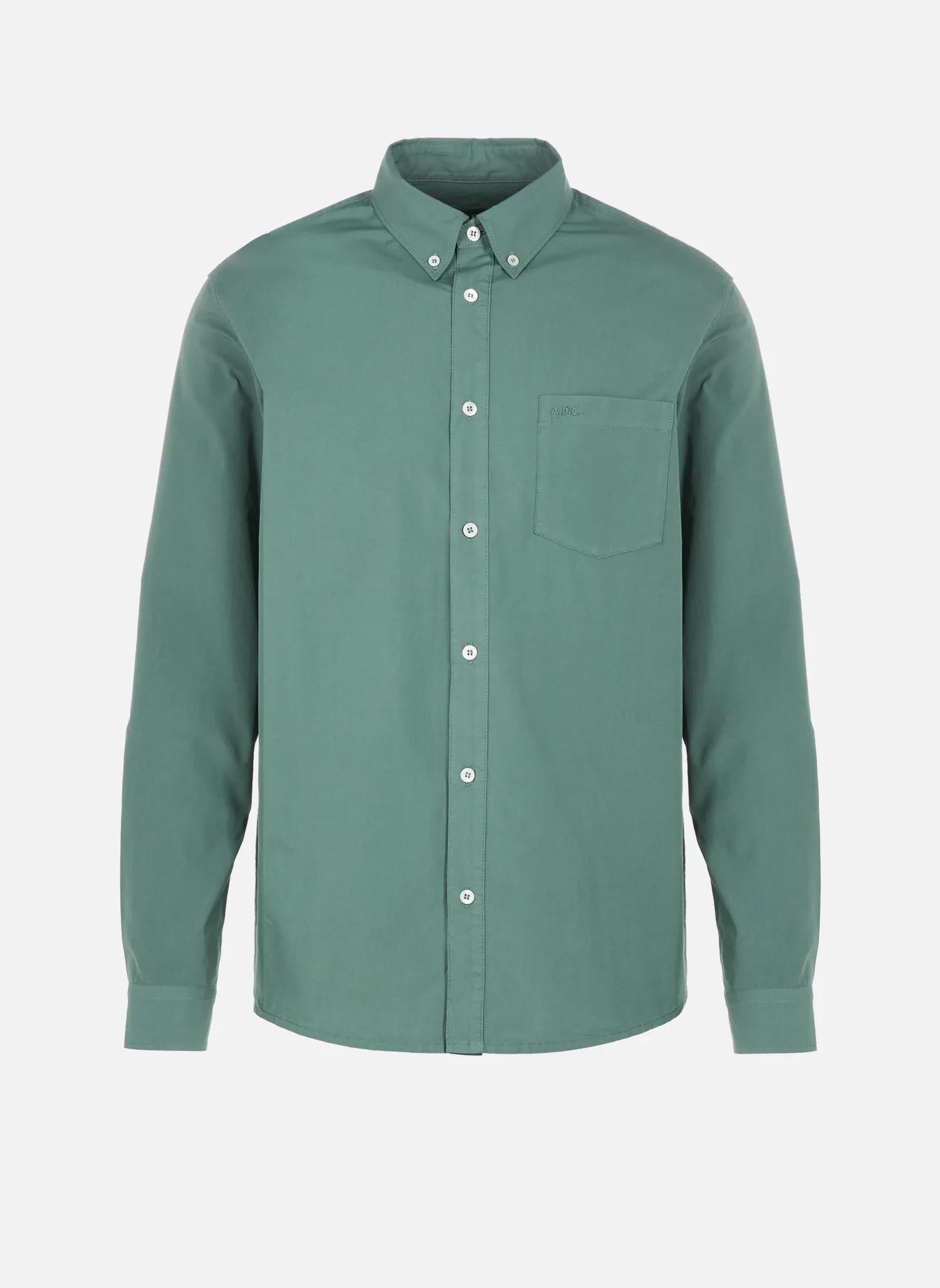 Chemise APC Vert