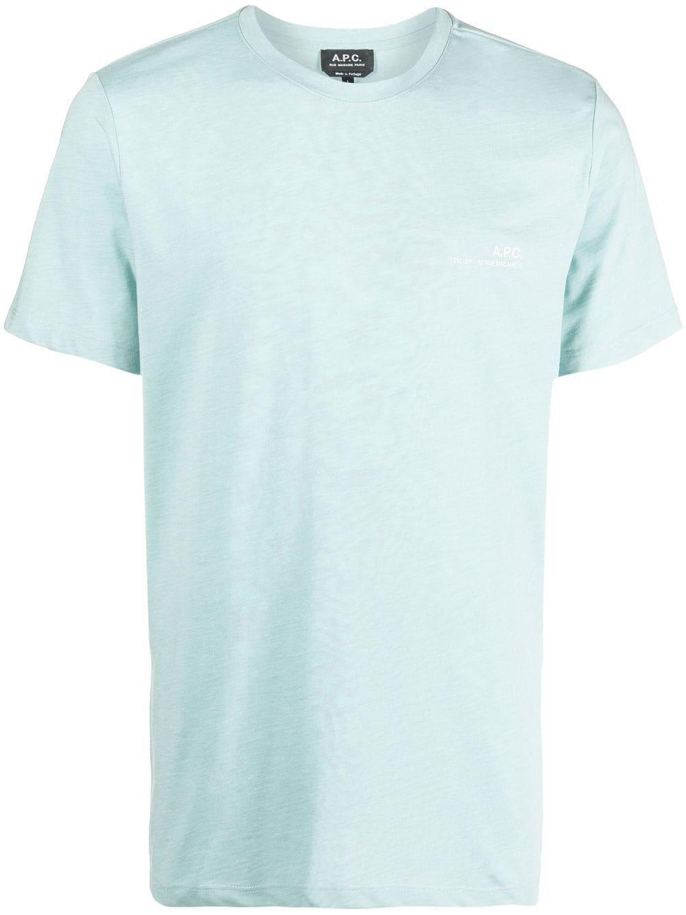 T-Shirt APC Turquoise