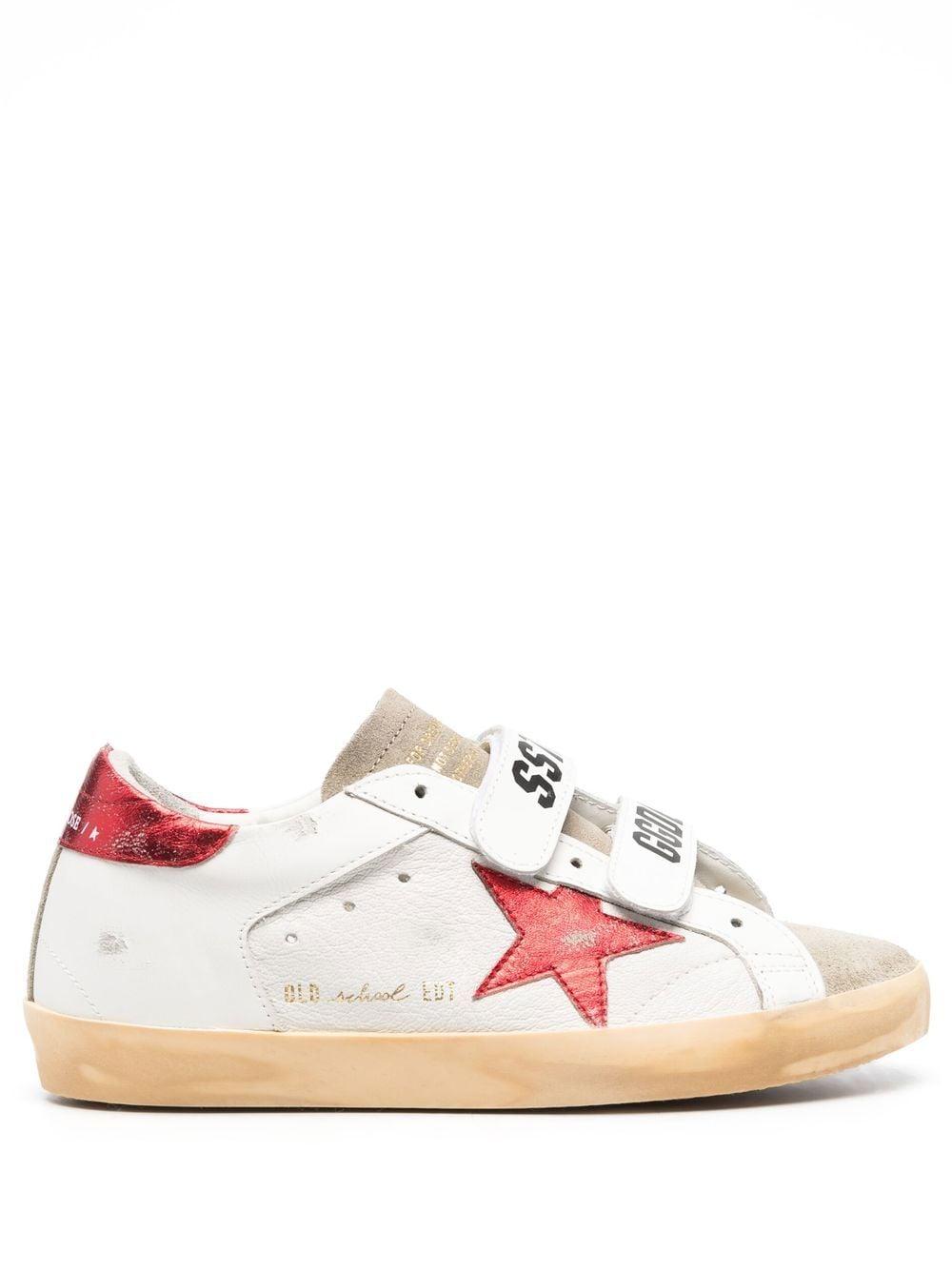 Chaussures femme GOLDEN GOOSE Rouge blanc