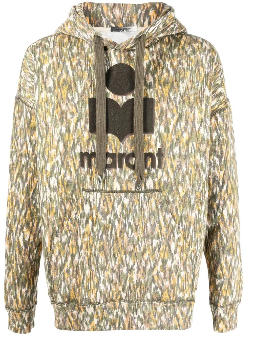 Sweat ISABEL MARANT Jaune kaki
