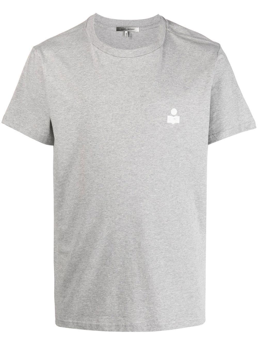 T-Shirt ISABEL MARANT Gris/Ecru