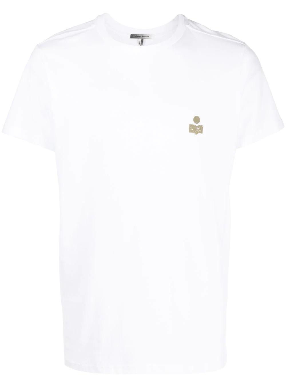T-Shirt ISABEL MARANT Kaki blanc