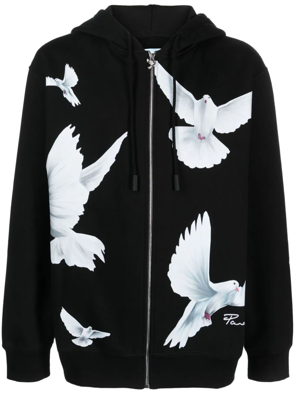 Hoodie zip 3.PARADIS Noir